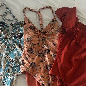 Ulla Johnson set of three one piece swimsuits size S